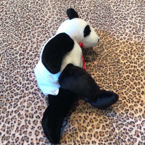 Retired Ty beanie Baby Fortune the panda bear - Picture 11 of 12